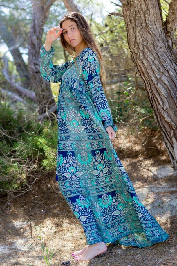 Alternative view of Vestido Marena azul