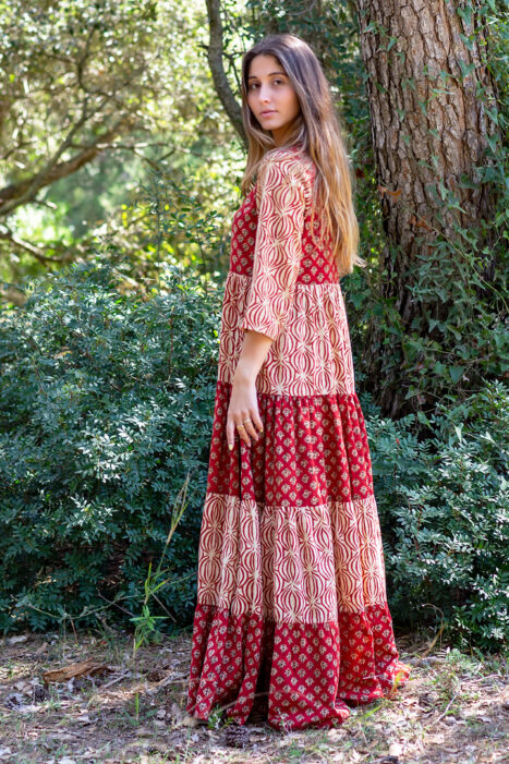 Alternative view of Vestido Naisha tierra
