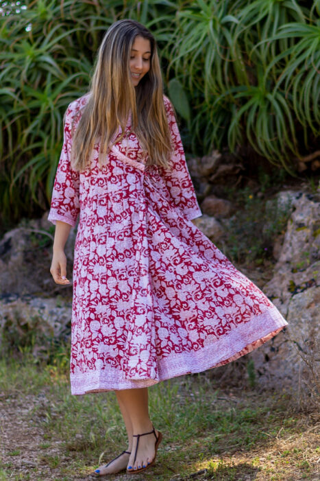 Alternative view of Vestido Colette rojo