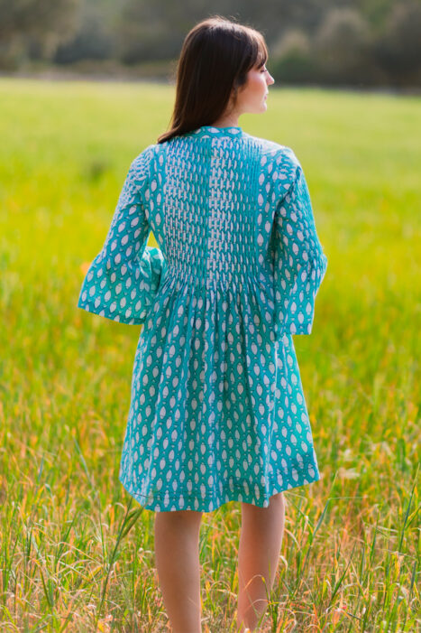Alternative view of Vestido Irina verde