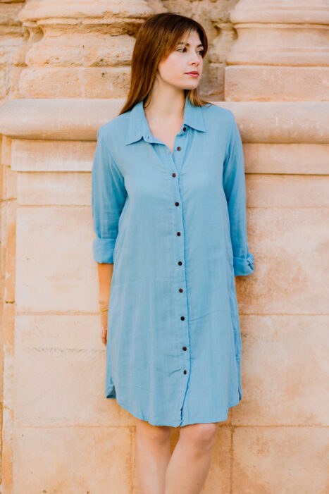 Vestido Serena azul