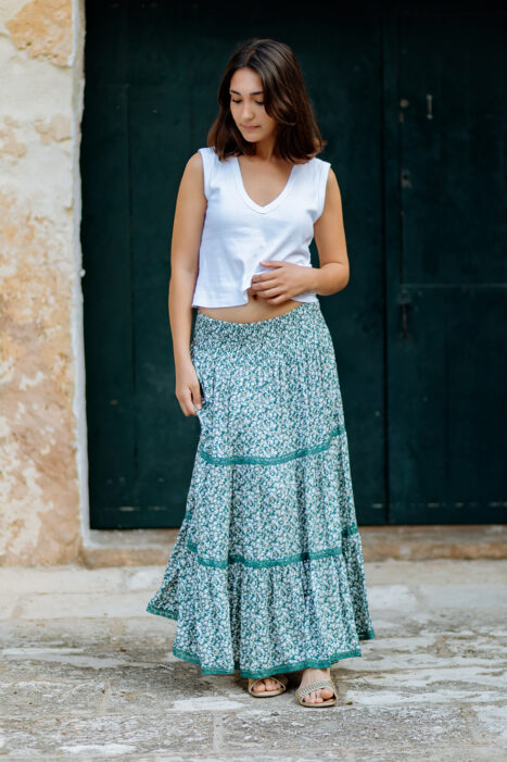 Alternative view of Falda Lizzie green