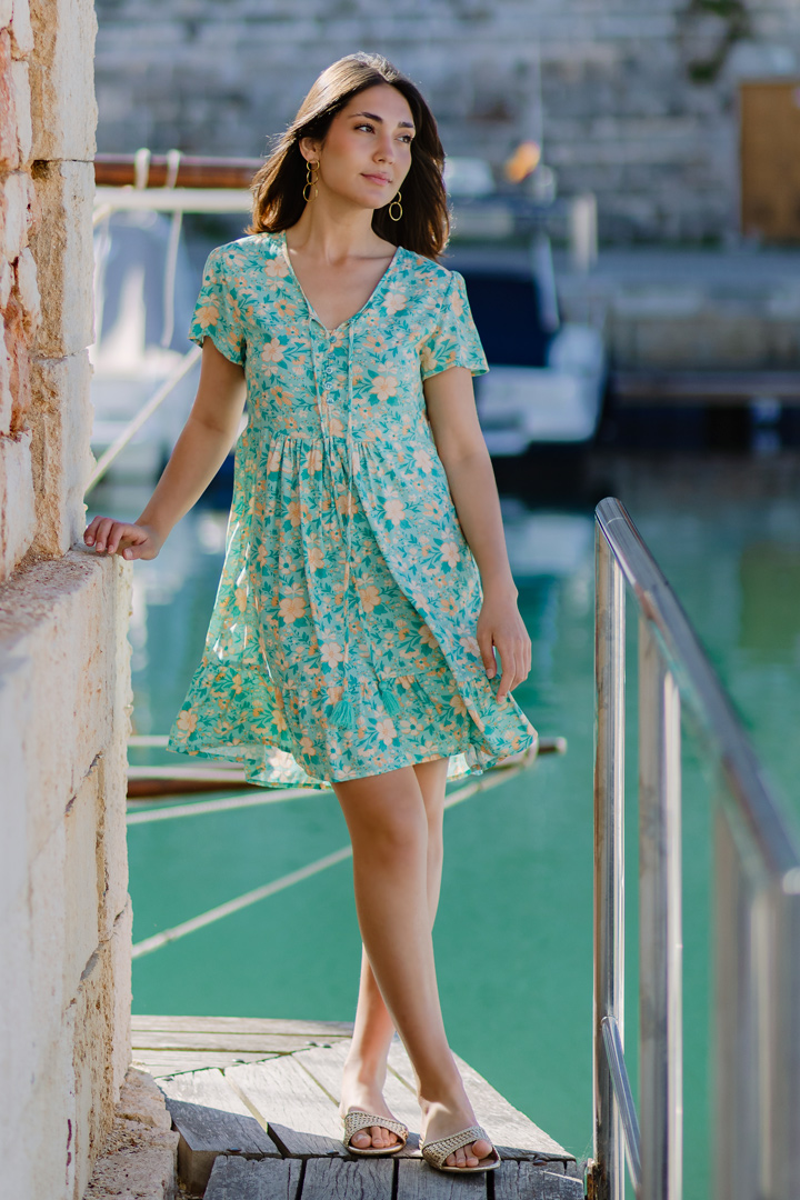 Vestido Dalia verde