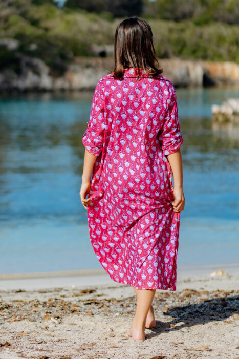 Alternative view of Vestido Kala largo rojo
