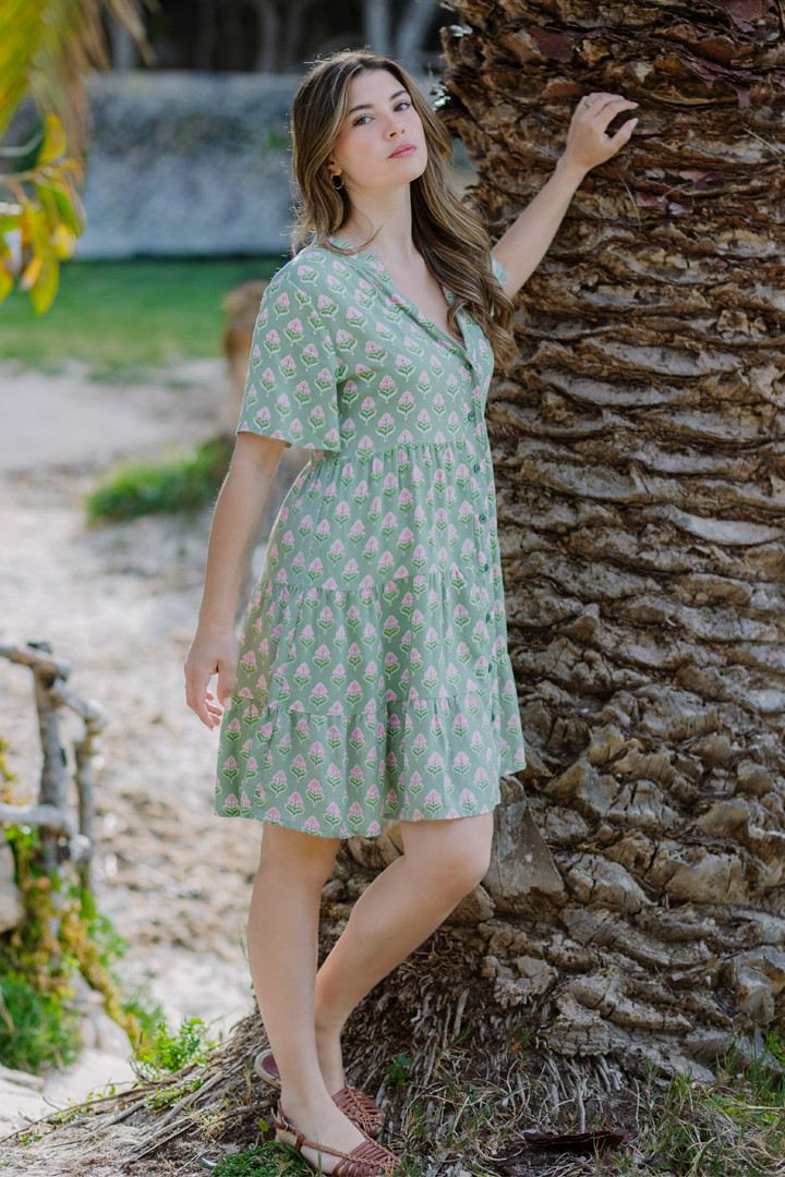 Vestido Iria verde