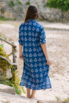 Vestido Kala largo índigo - Imagen 2