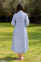 Vestido Goa largo celeste - Imagen 2